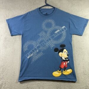 Walt Disney World Shirt Adult Medium Blue 2018 Mickey Mouse Disney Parks Graphic